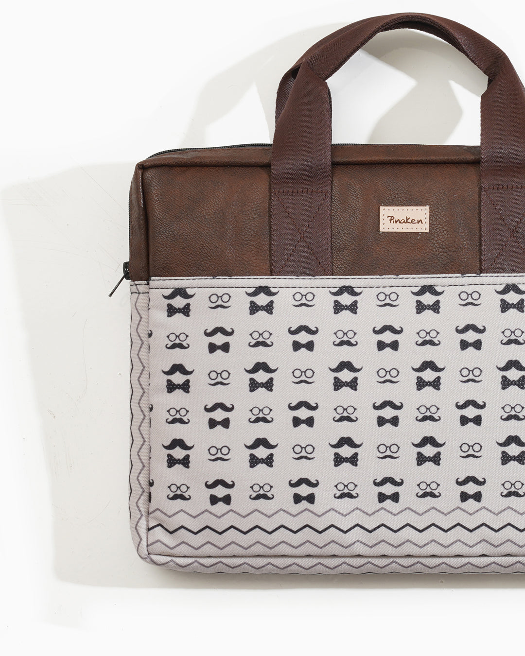 Bow & Moustache Laptop Sleeve Bag
