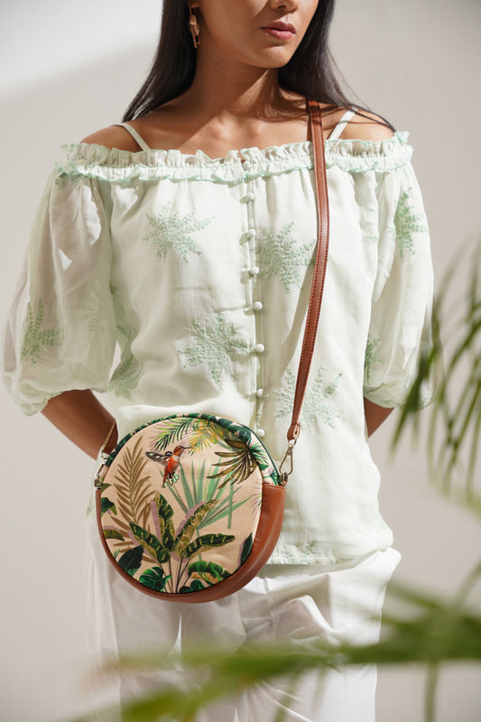 Banana Grassland Round Sling Bag