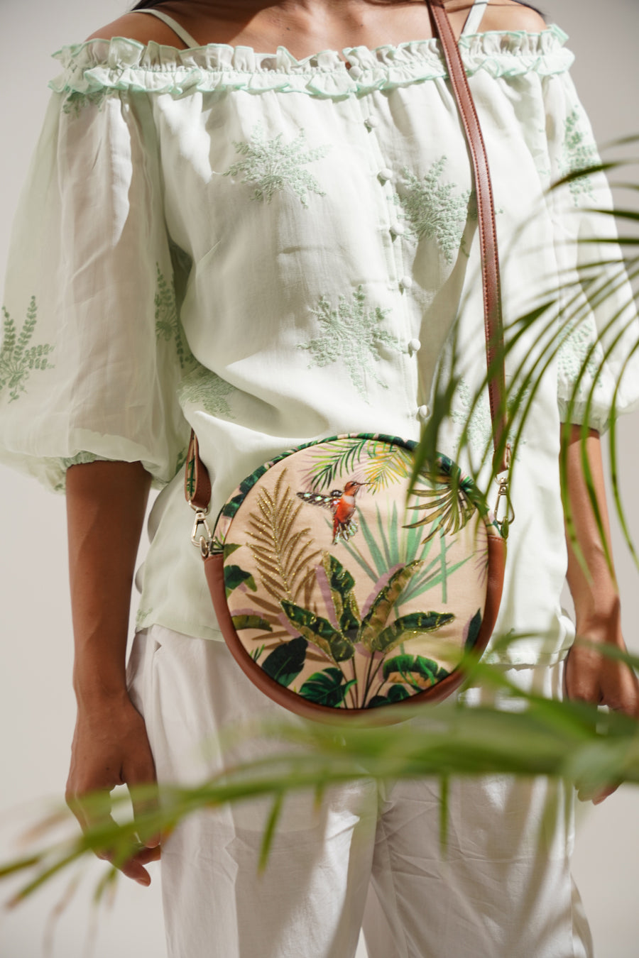 Banana Grassland Round Sling Bag