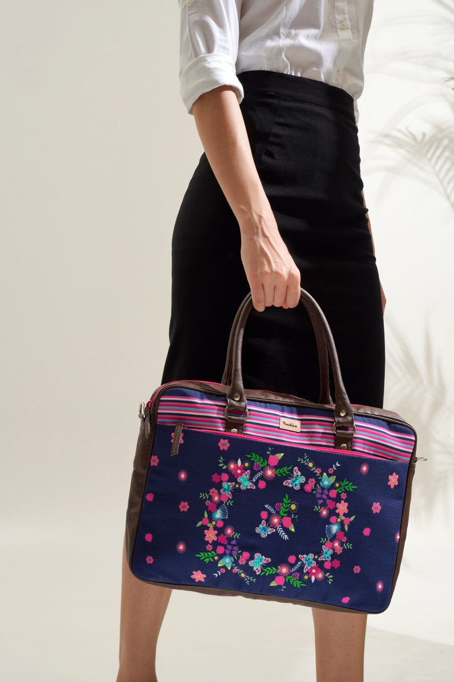 Butterfly Bloom Laptop Bag 15"