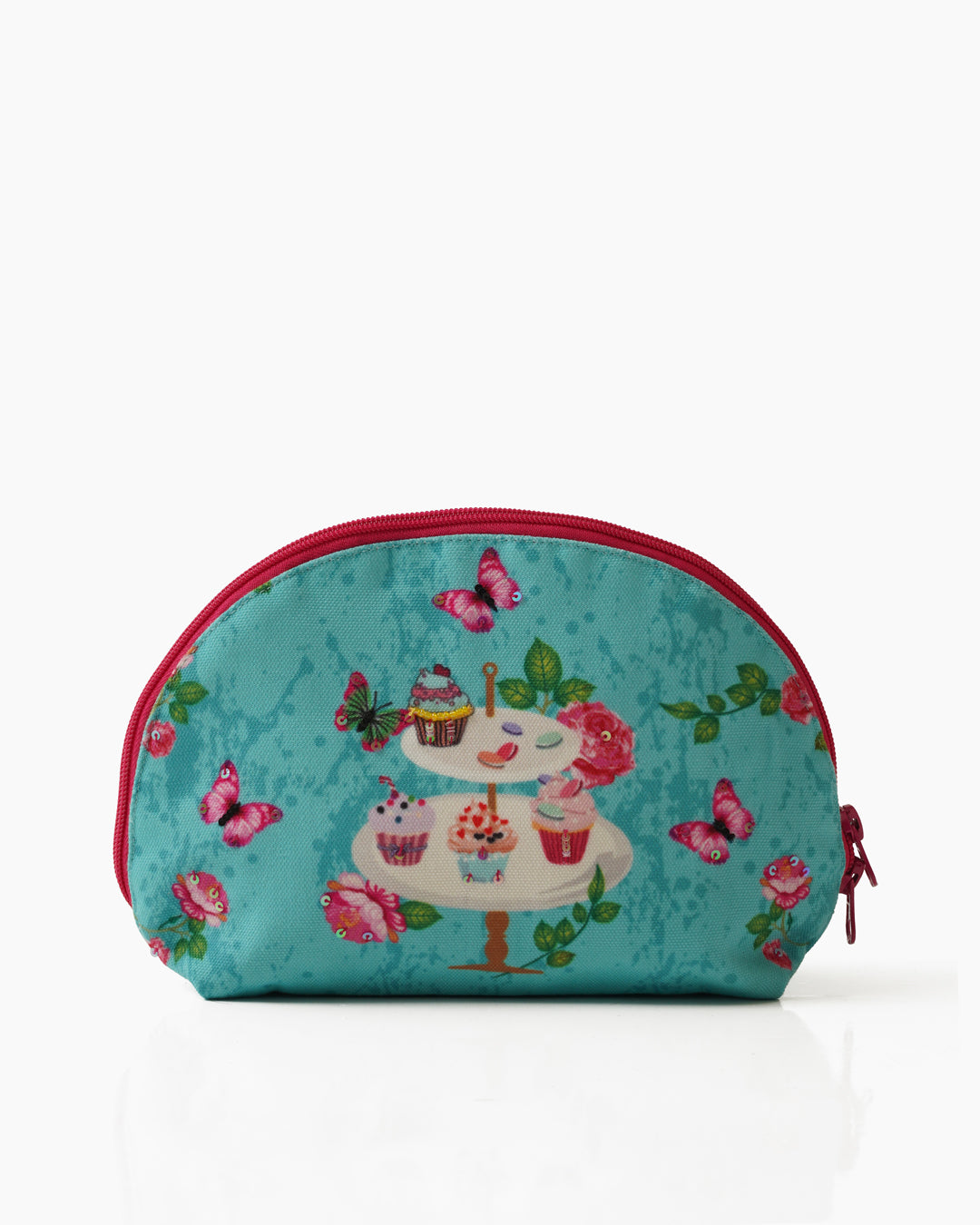 CUPCAKE HALFMOON COSMETIC BAG