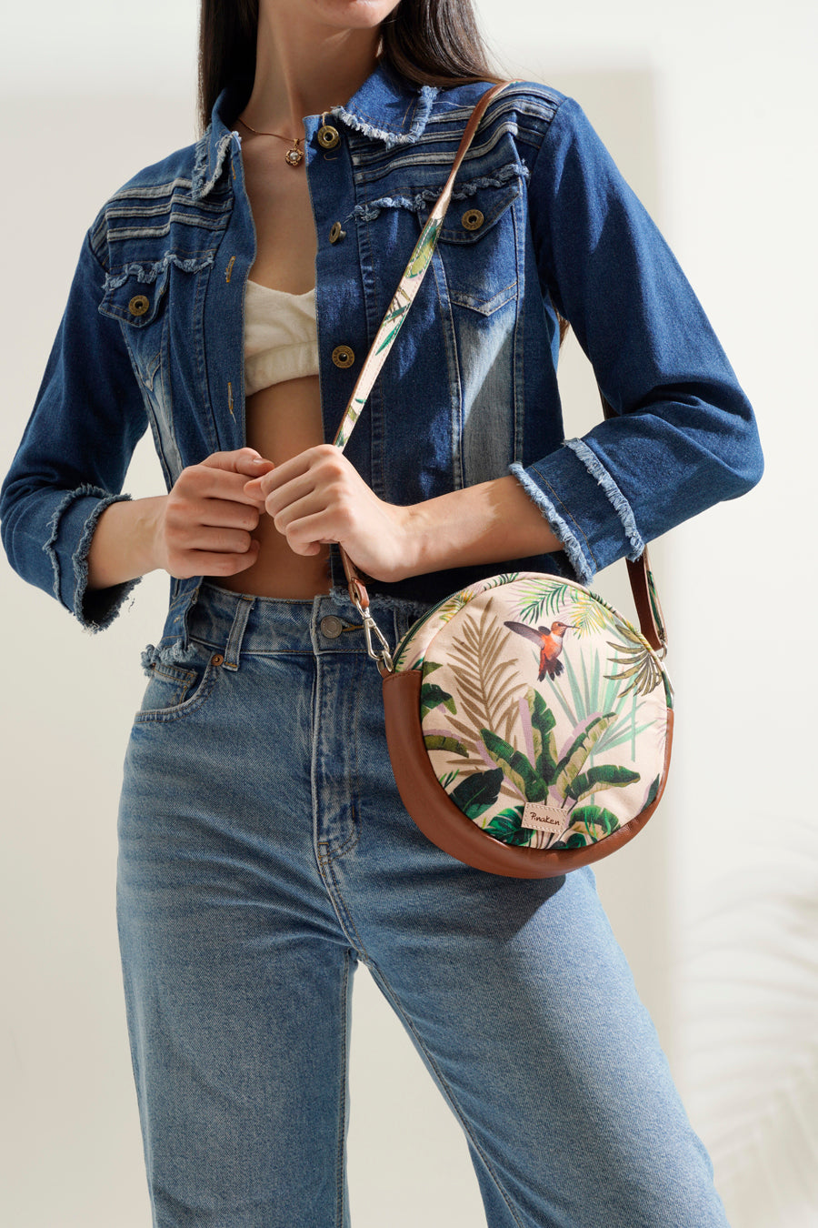 Banana Grassland Round Sling Bag