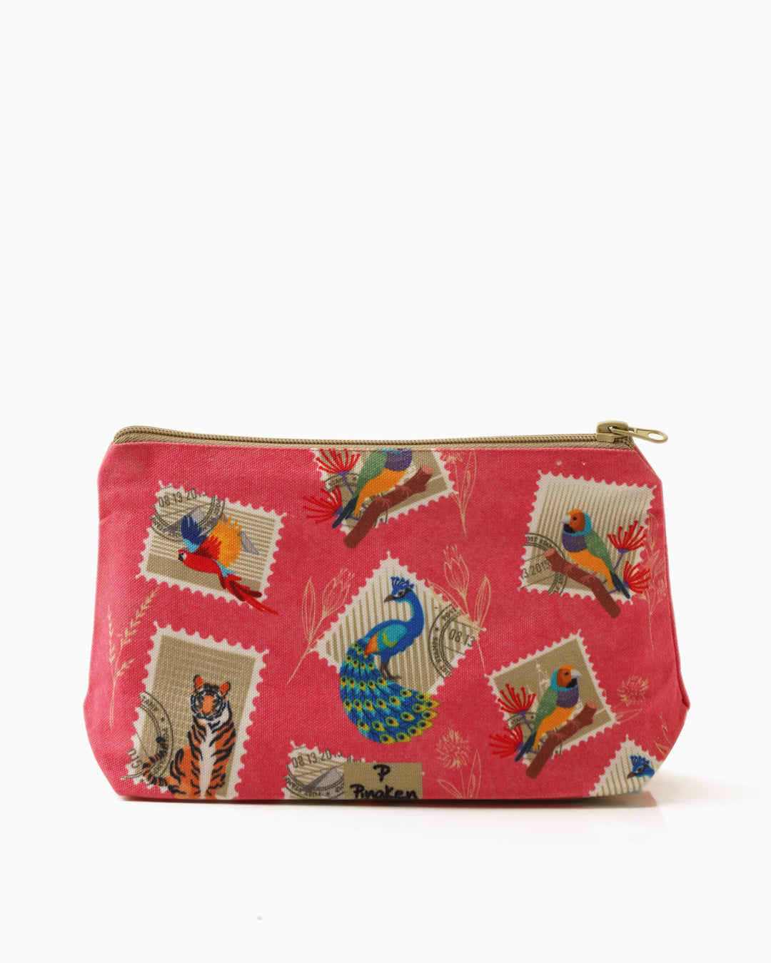 Jungle Stamp Cosmetic Bag