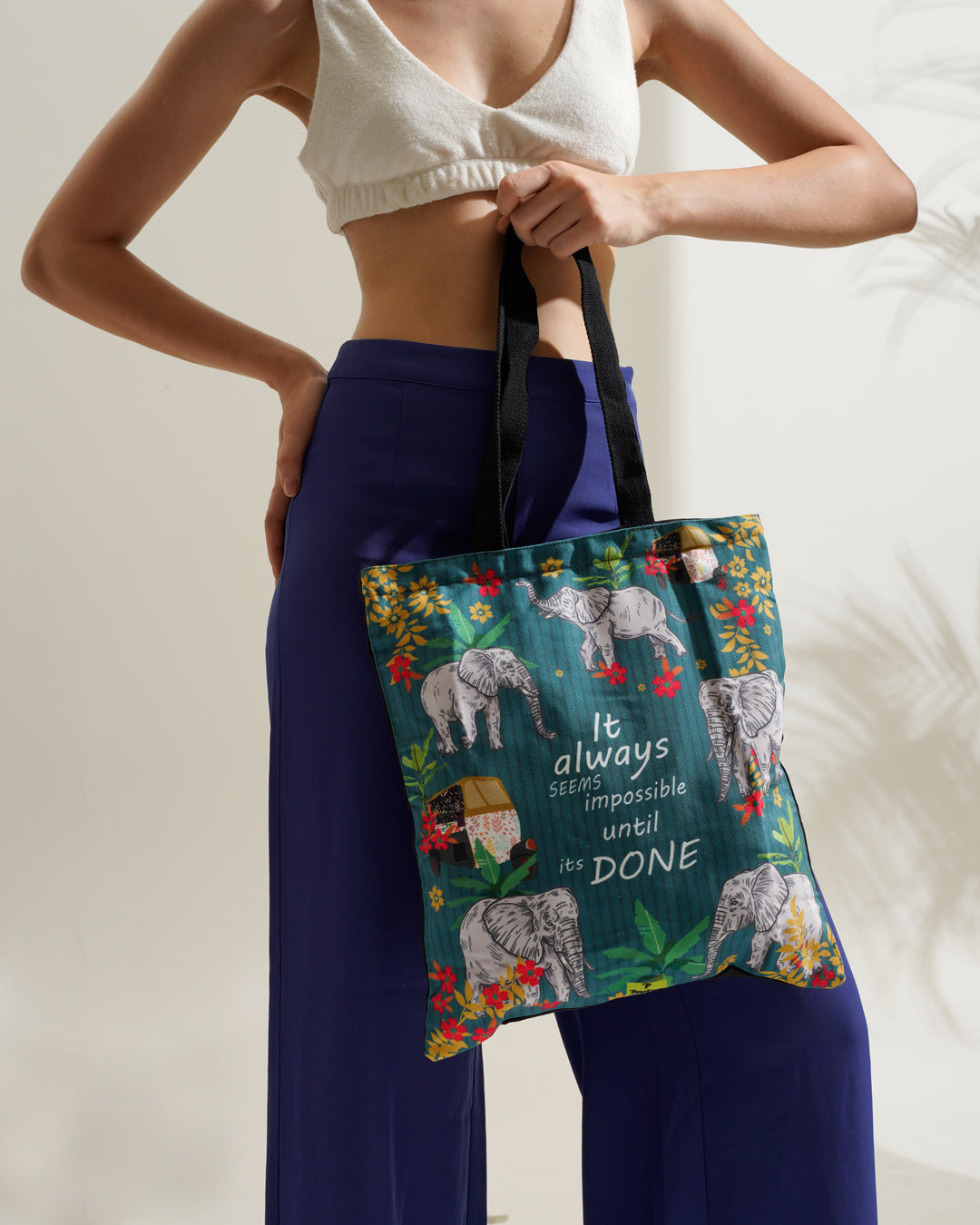 Elephant Bonanza, Savanna Leopard & Banana Groves Tote Bag Set Of 3