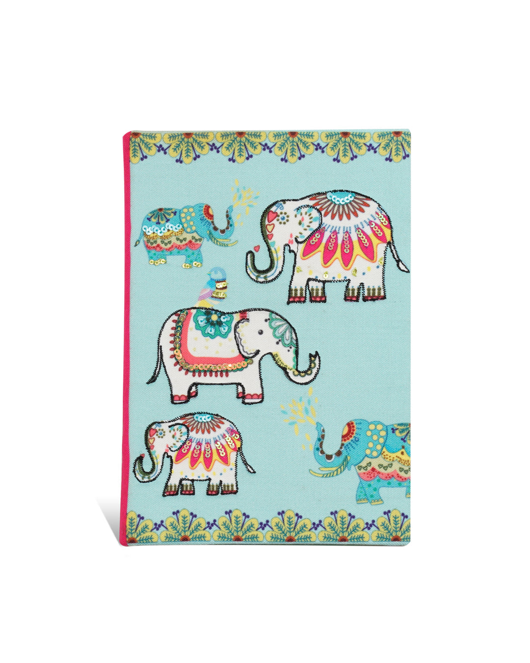 Jumbo Trunk Fabric Notebook 8 X 6"