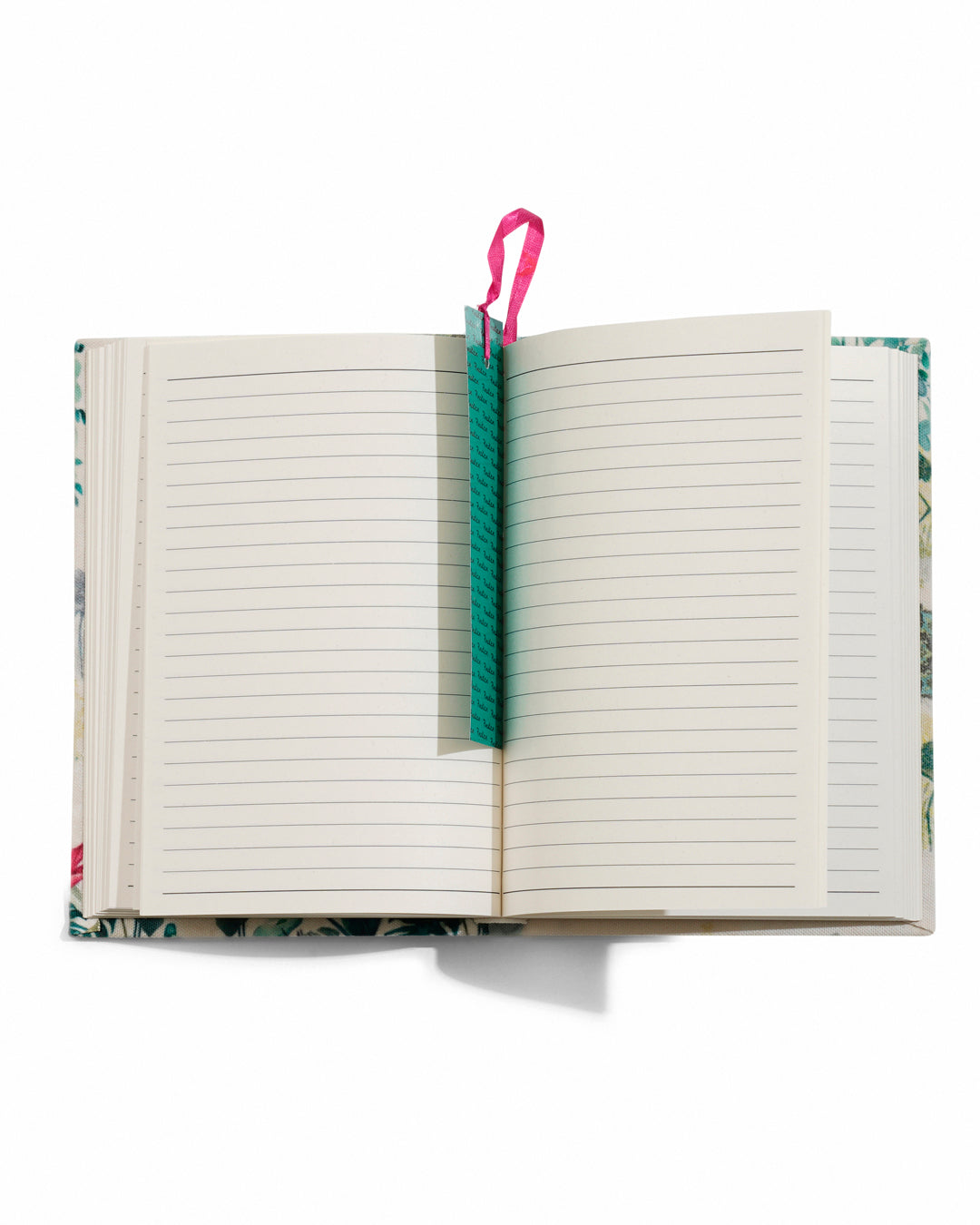 Ethnic Flamingo Fabric Notebook 8 X 6"