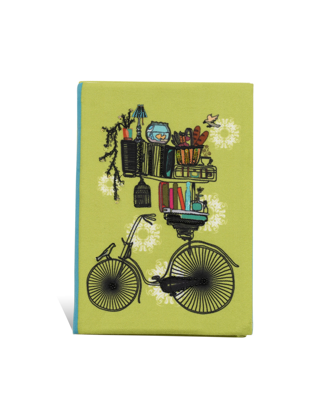 BRAIN BRIDGE CYCLE FABRIC NOTEBOOK 8 X 6"