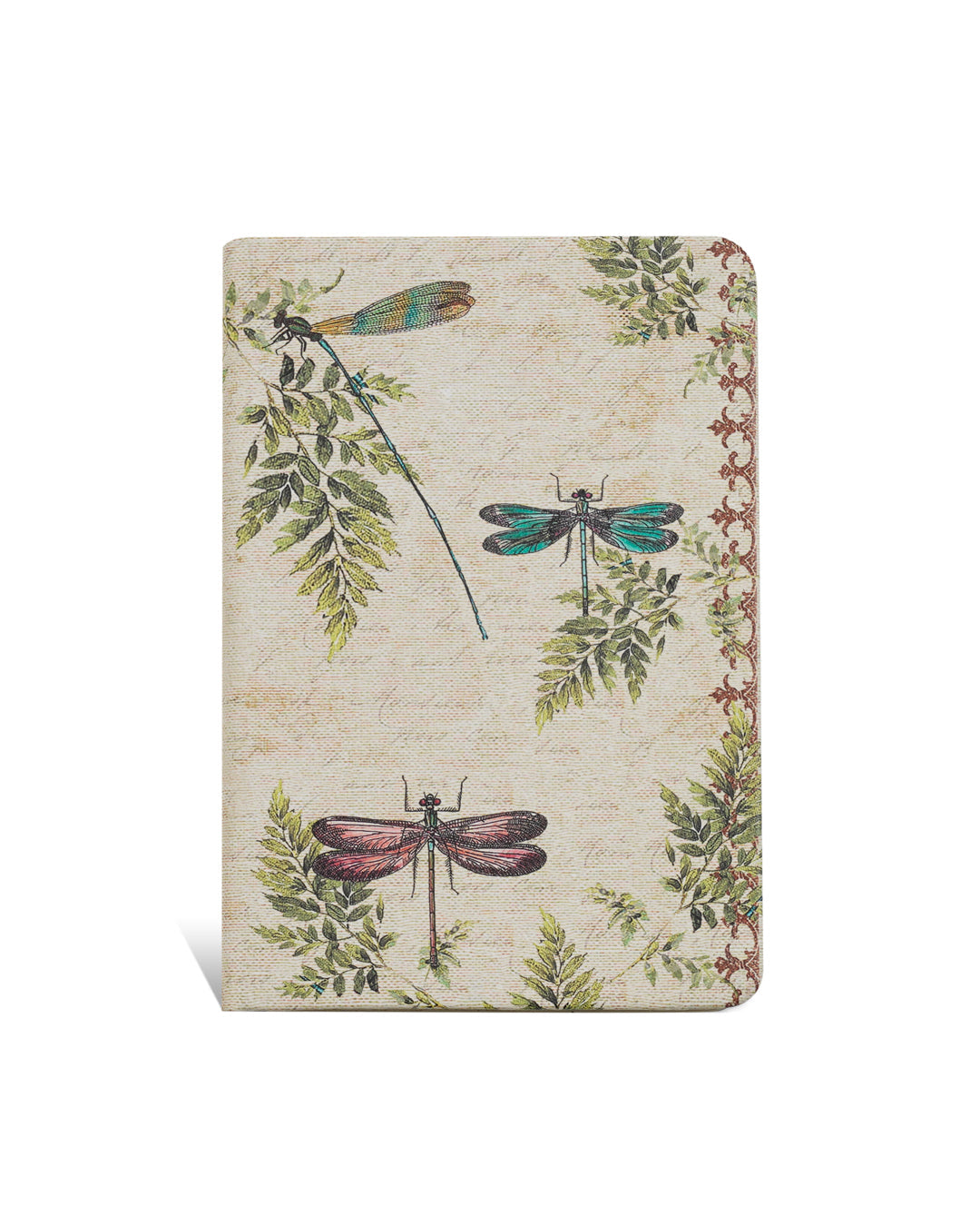 Dragonfly 8 X 6 Vegan Leather Notebook