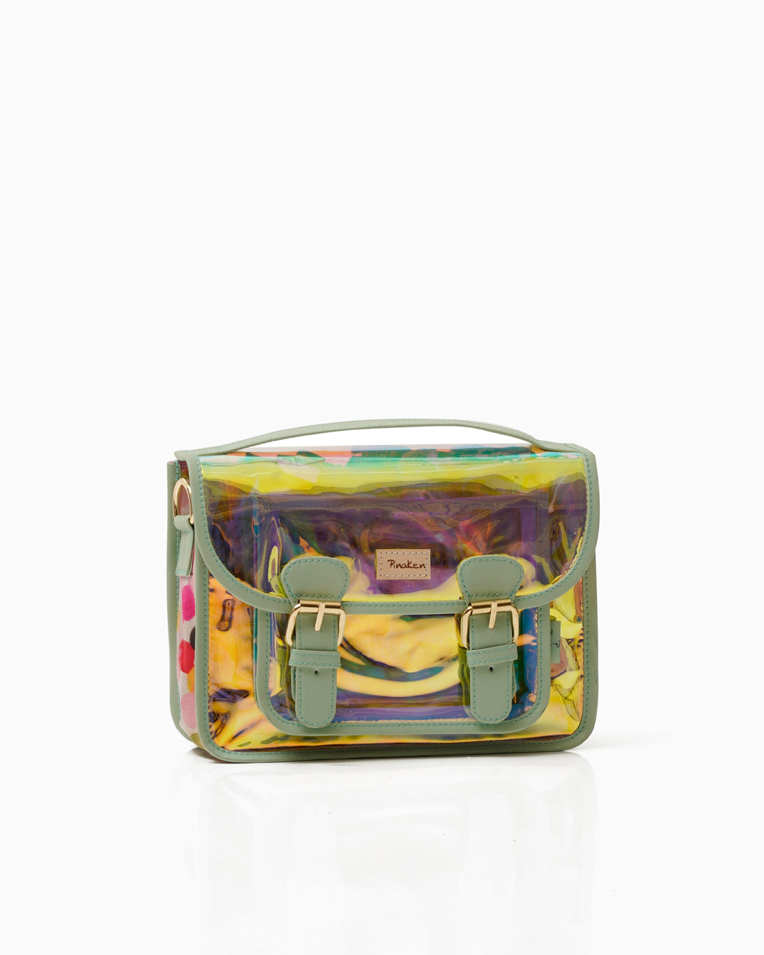 Bubbles Holographic Sling Bag