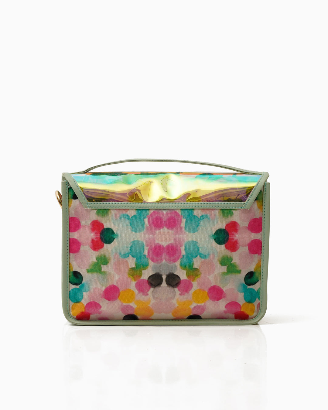 Bubbles Holographic Sling Bag