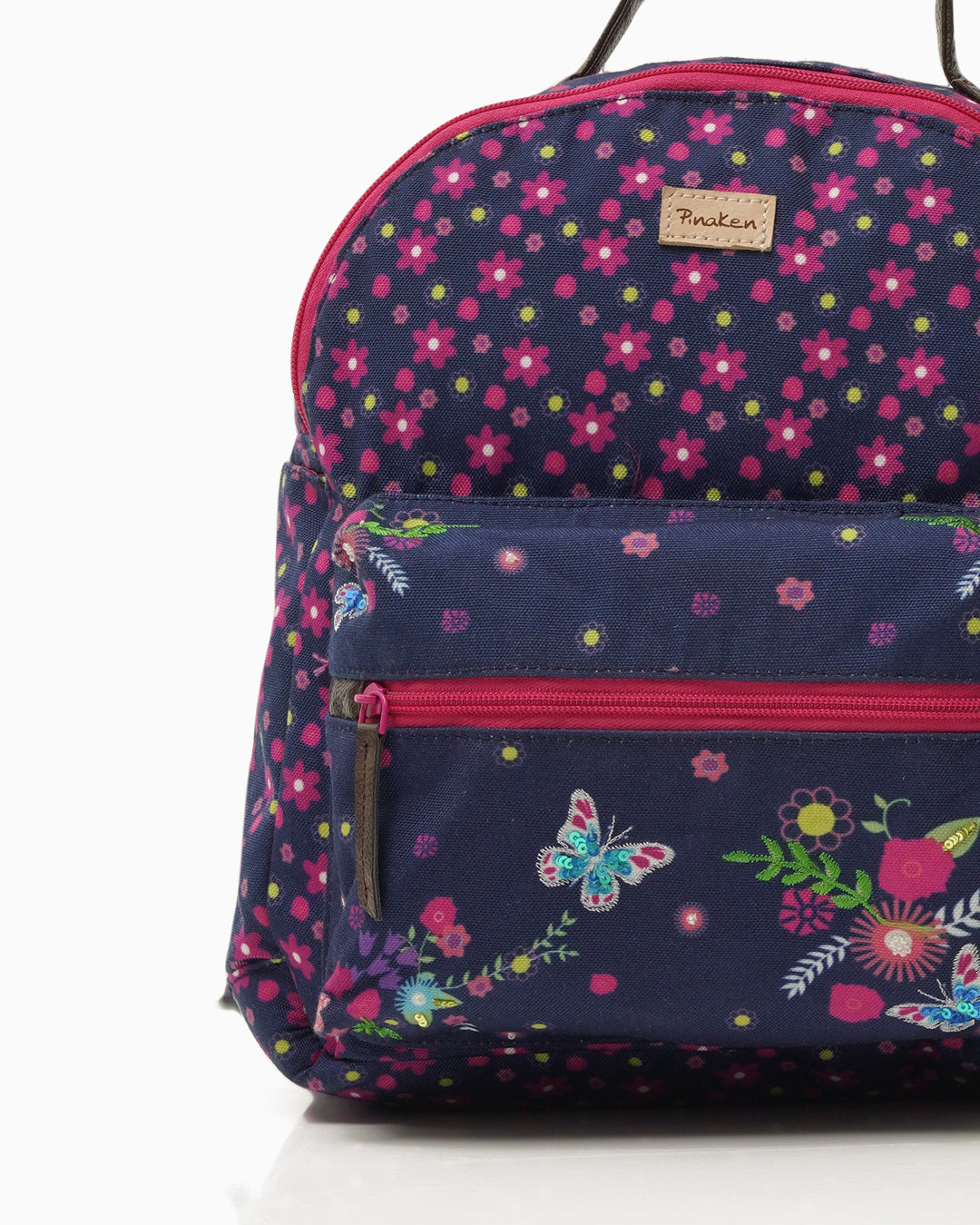 Butterfly Bloom Backpack Bag With Side Pockets