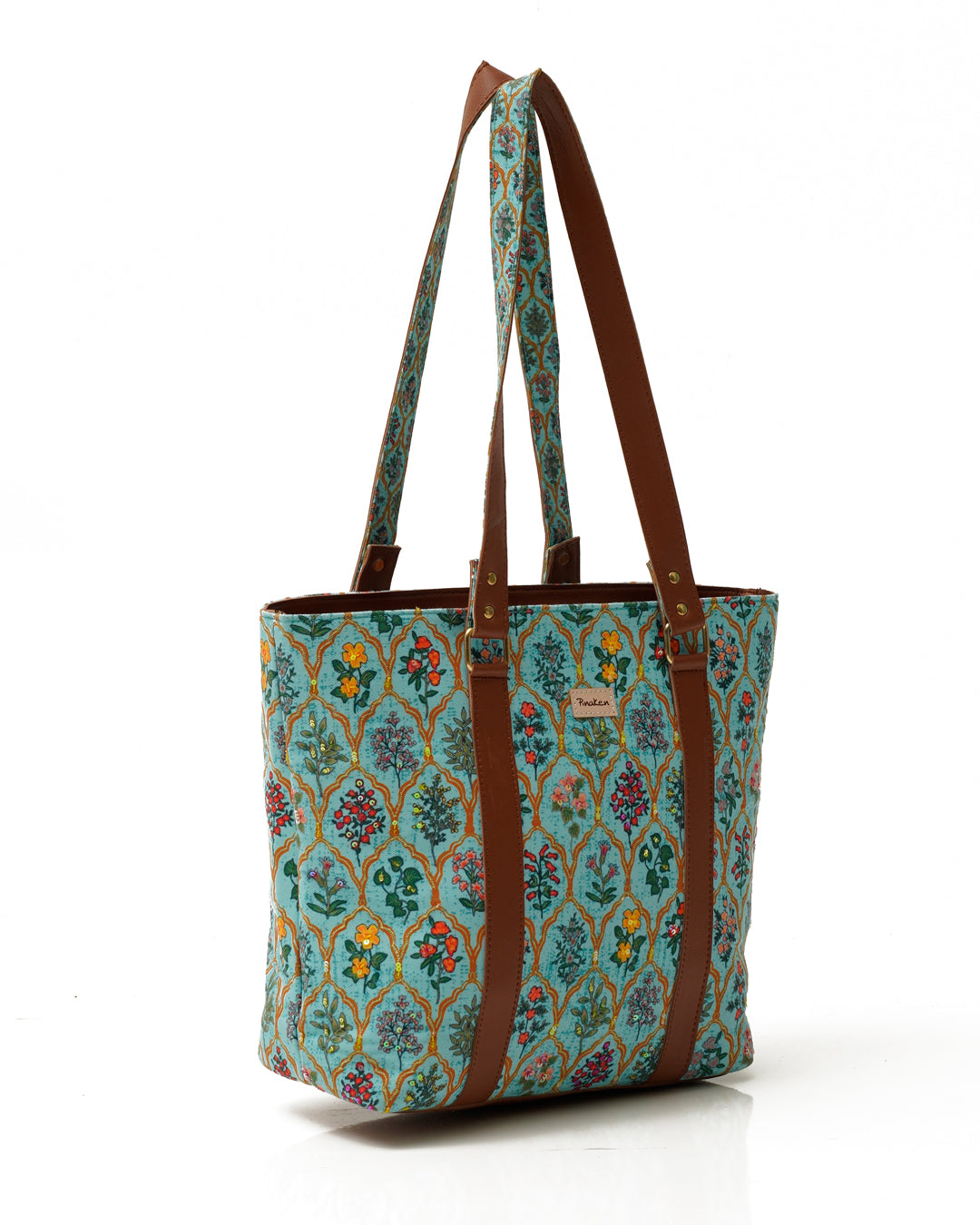 Moroccan Floral Office Tote Bag