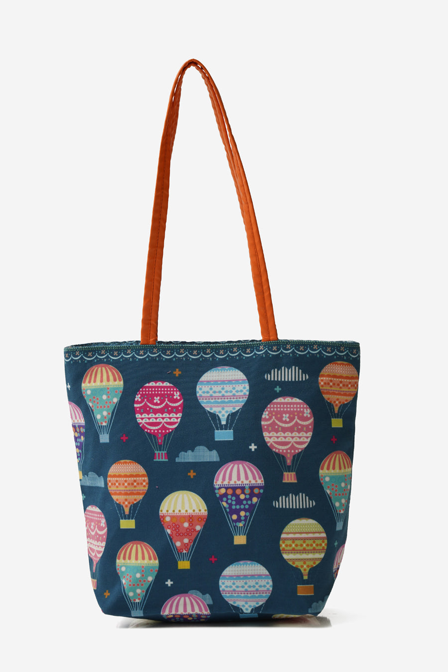 High on Happiness Shoulder Tote Bag with Vegan Leather