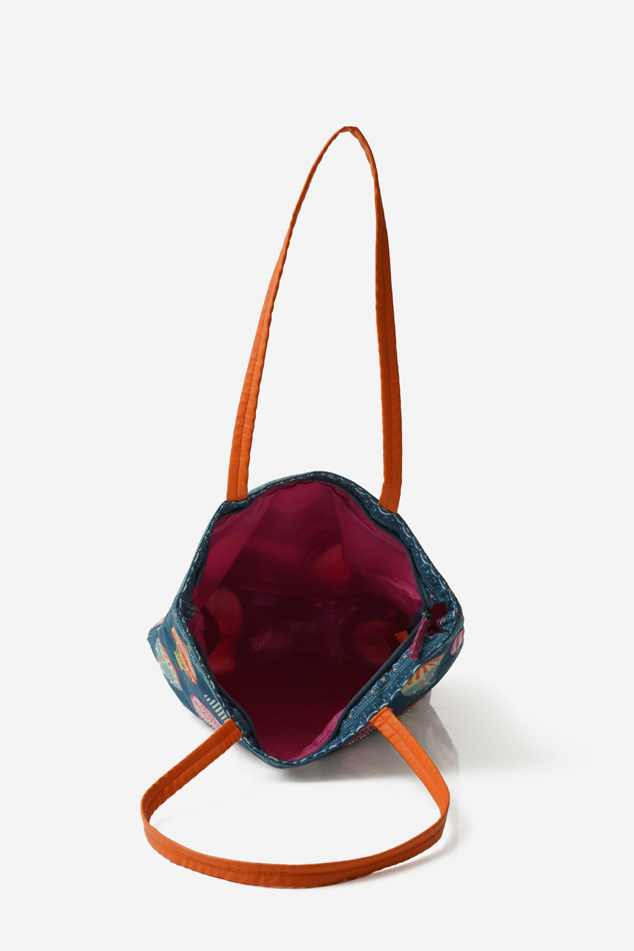 High on Happiness Shoulder Tote Bag with Vegan Leather