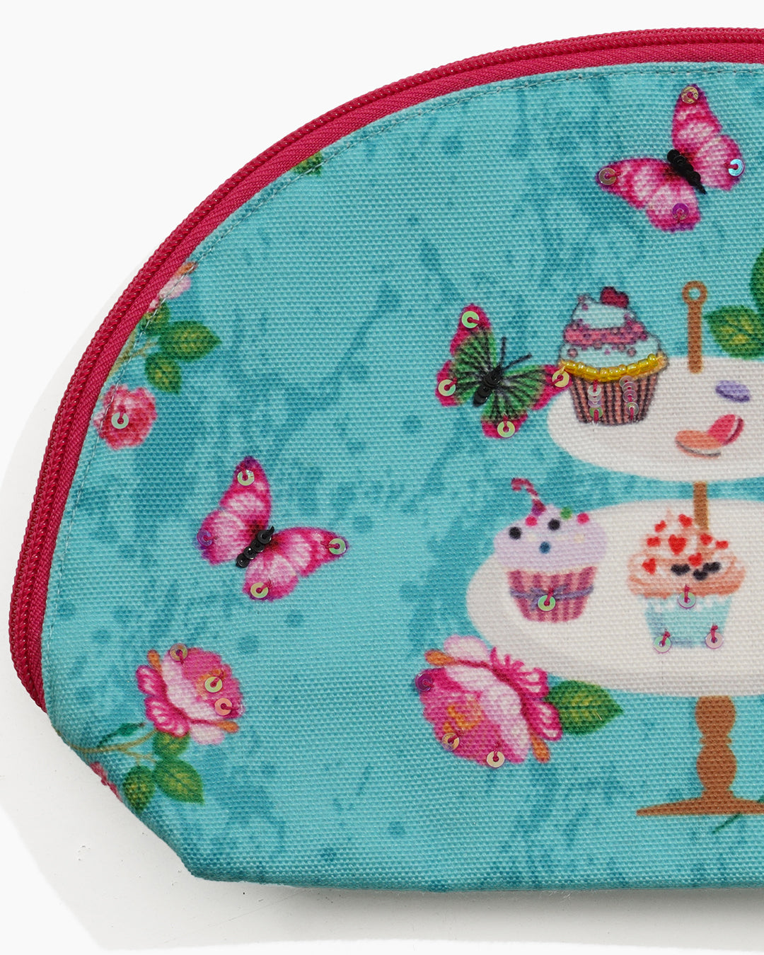 CUPCAKE HALFMOON COSMETIC BAG