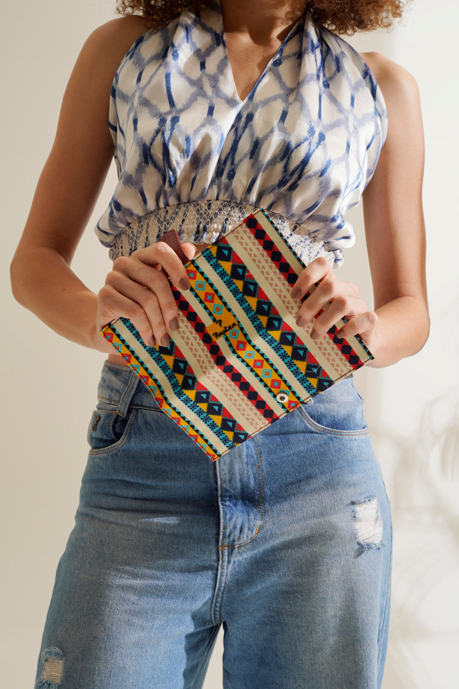 Ikat Large Loop Wallet