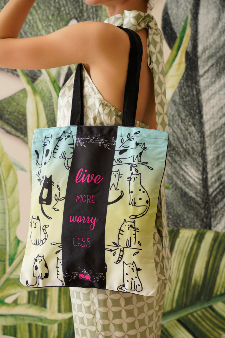 Lady Monroe, Meow, Hollywood Divas Tote Bags Set Of 3