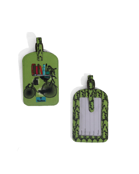 BRAIN BRIDGE CYCLE LUGGAGE TAG Set of 2