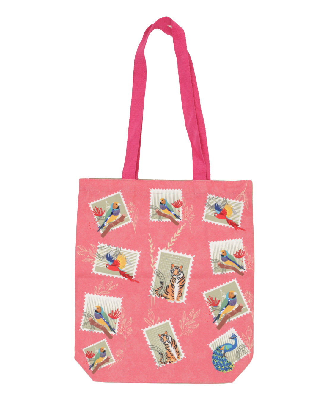 Jungle Stamp Tote bag Cotton Handle