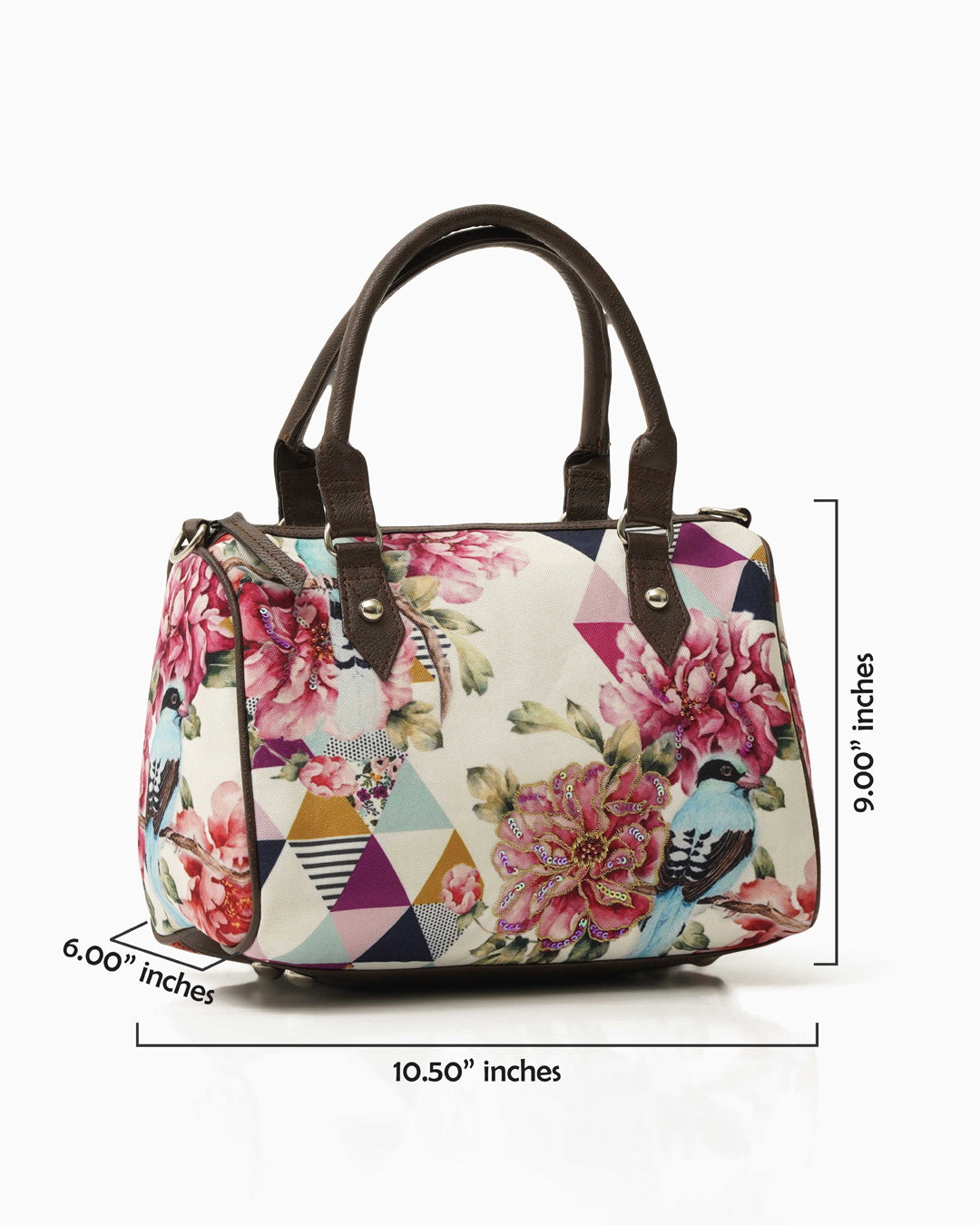 Bird & Flowers Mini Flight Bag