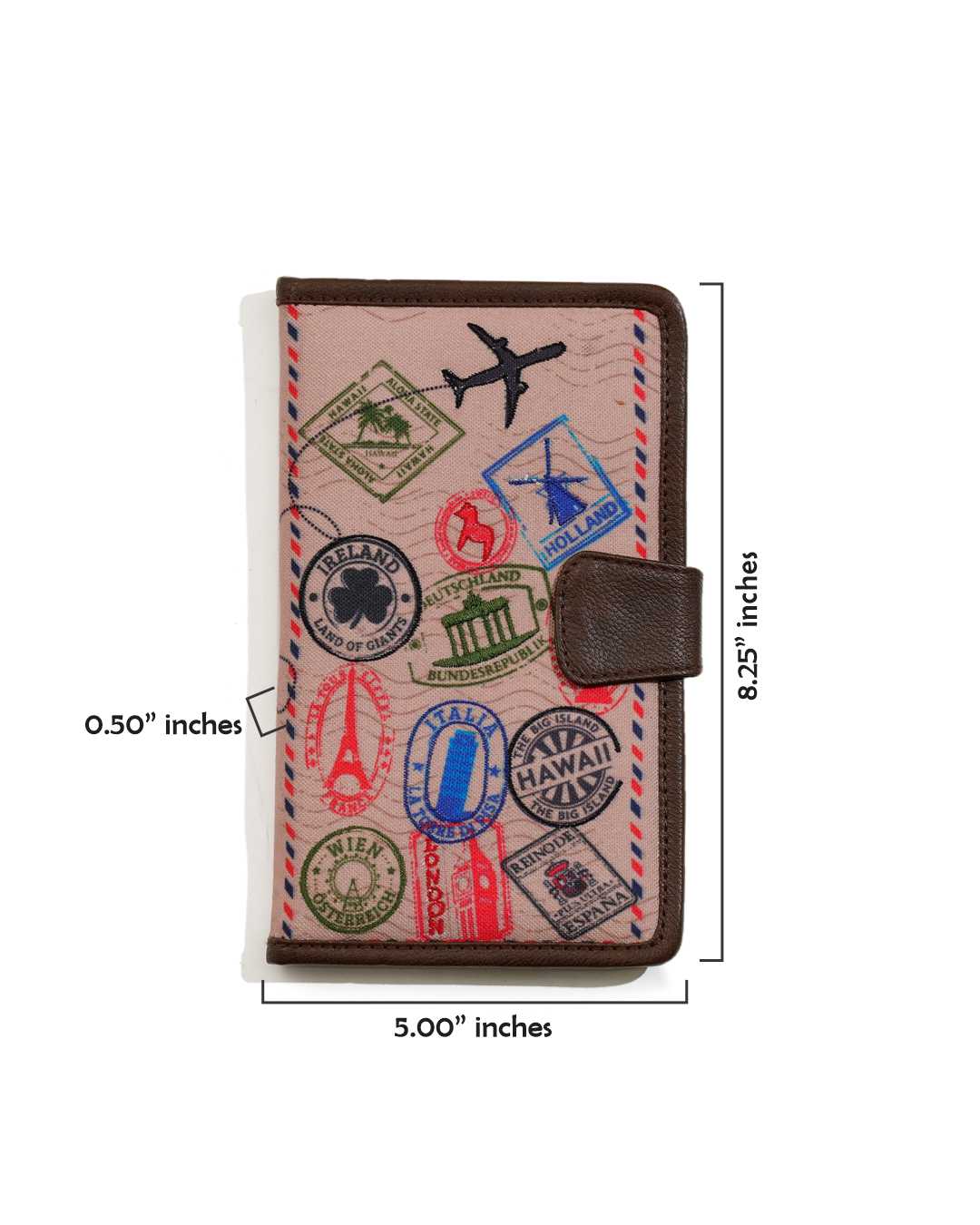Travel Stamp Passport & Travel Document Holder