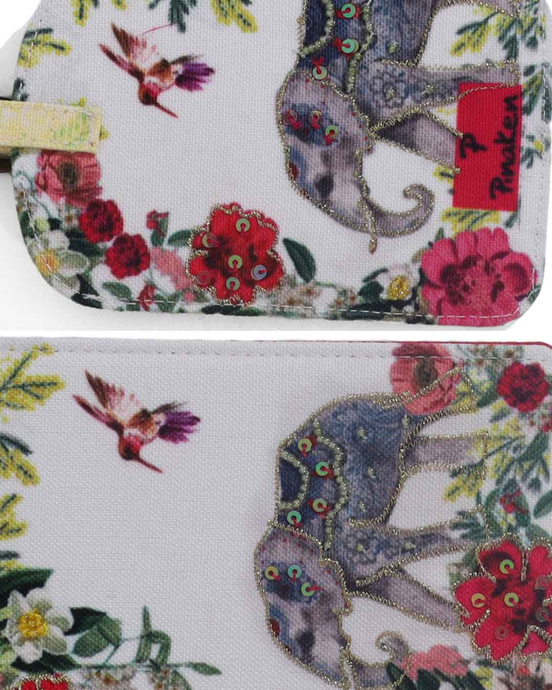 Tropical Elephant Passport And One Luggage Tag Combo