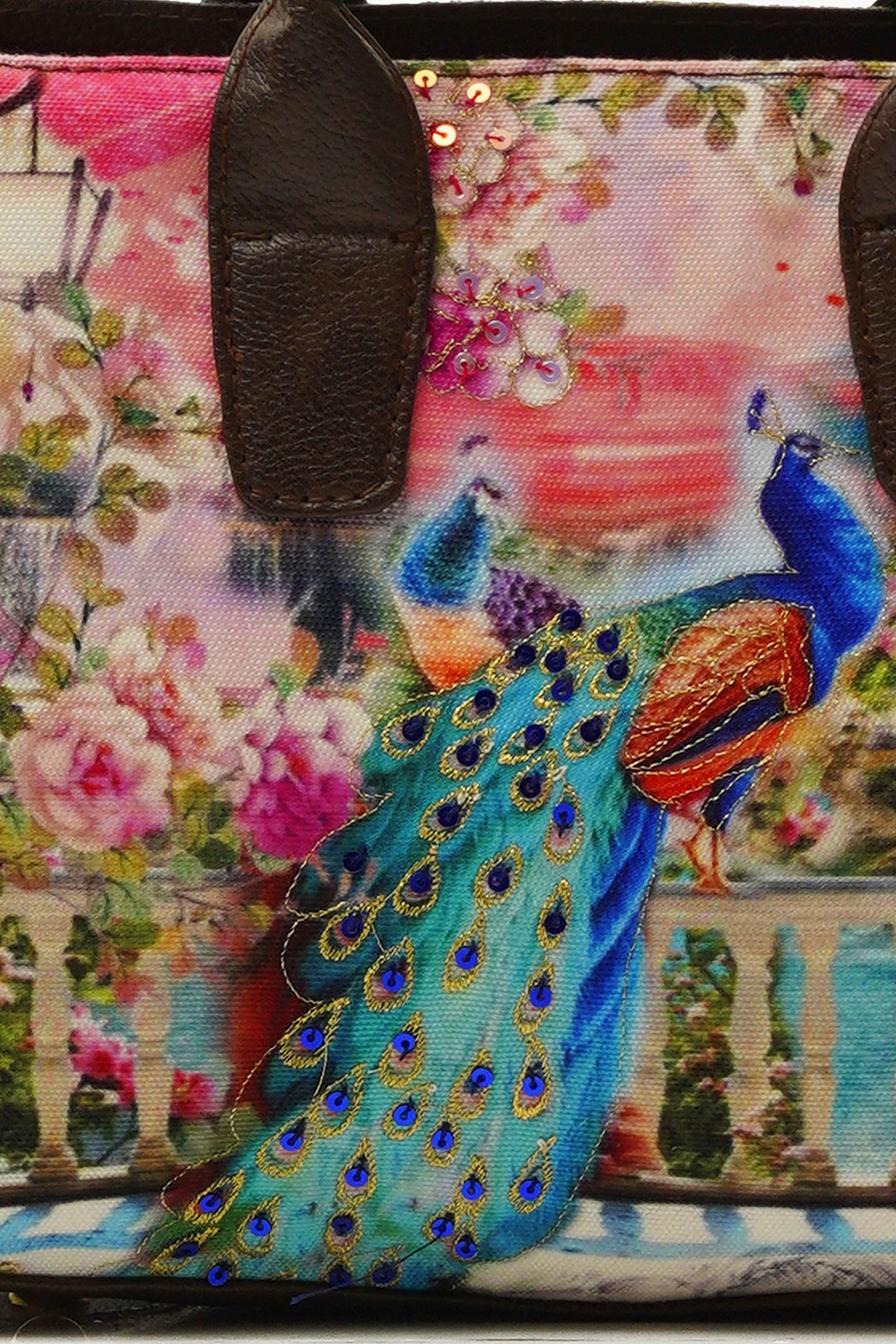 Fantasy Peacock Hand Held Bag