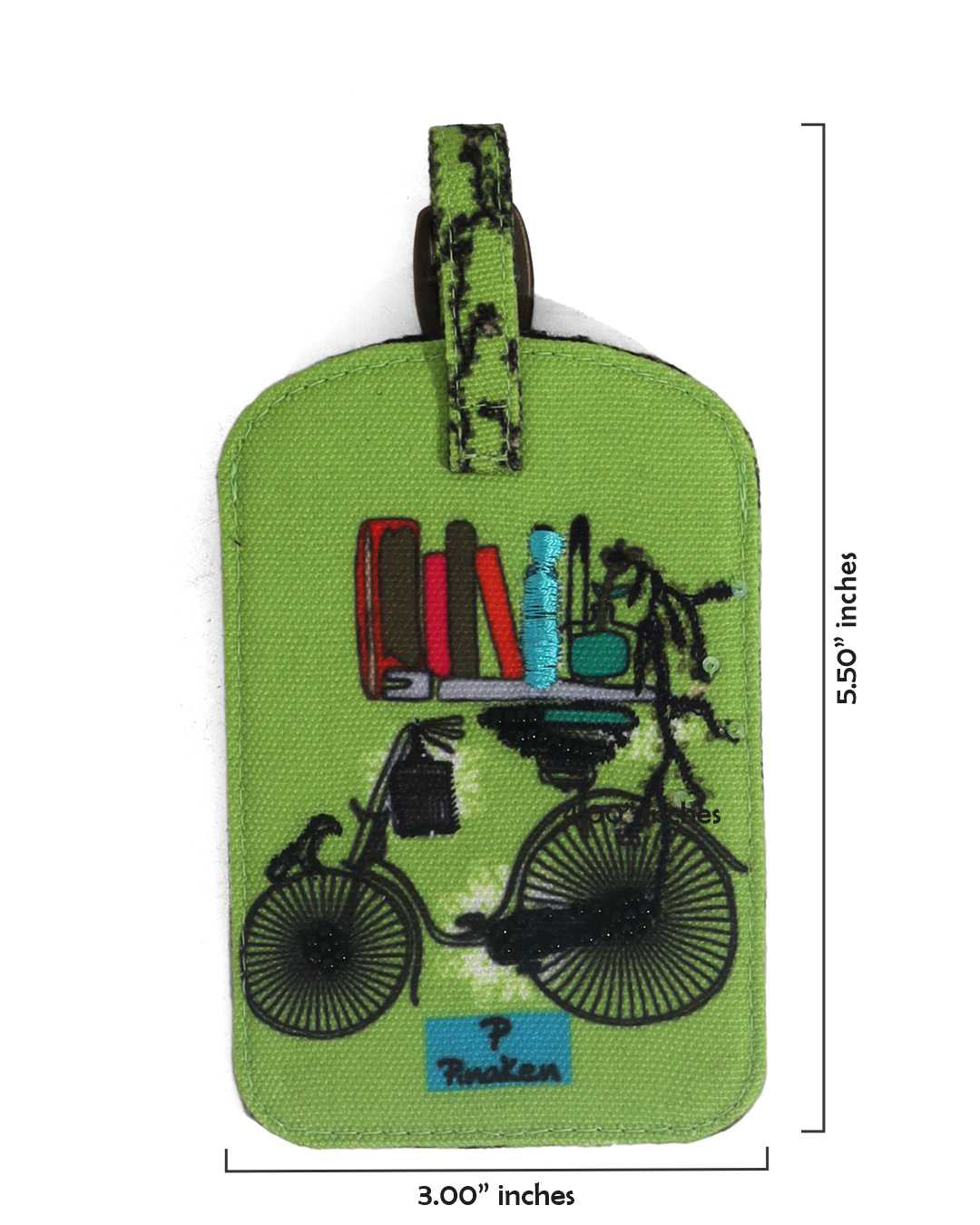 BRAIN BRIDGE CYCLE LUGGAGE TAG Set of 2