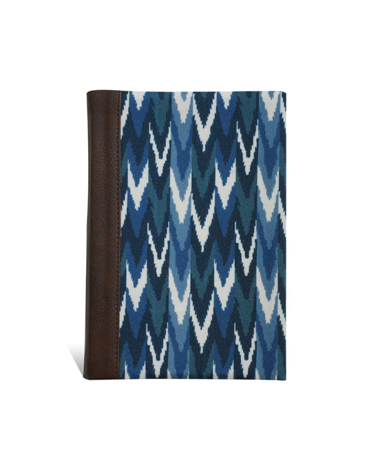 Ikat Fabric Notebook 8 X 6"