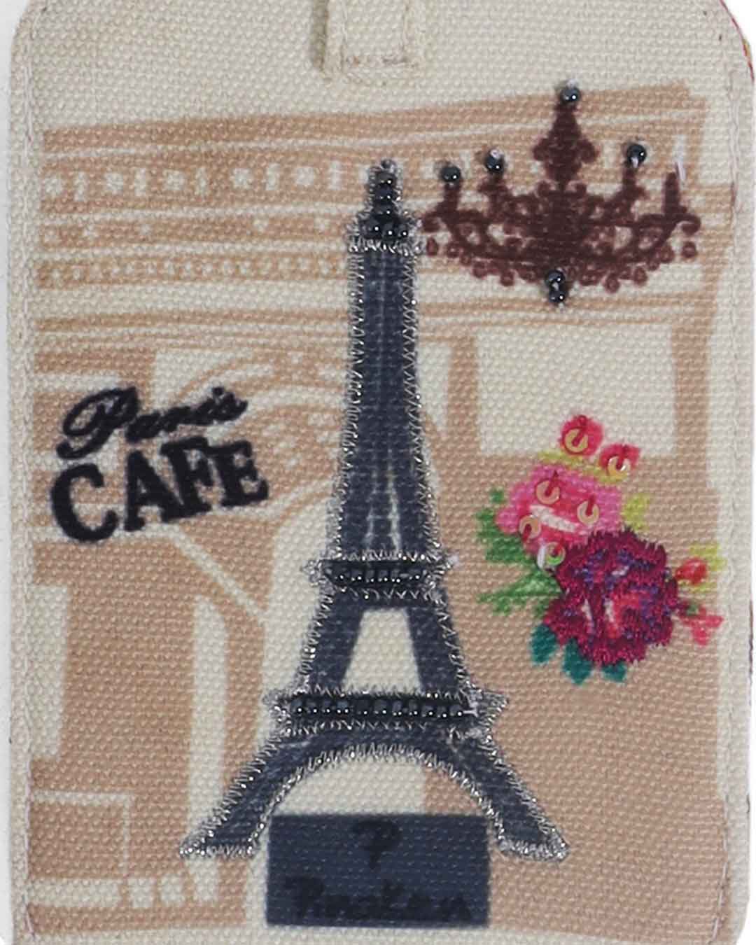 Paris Cafe Luggage Tags Set of 2